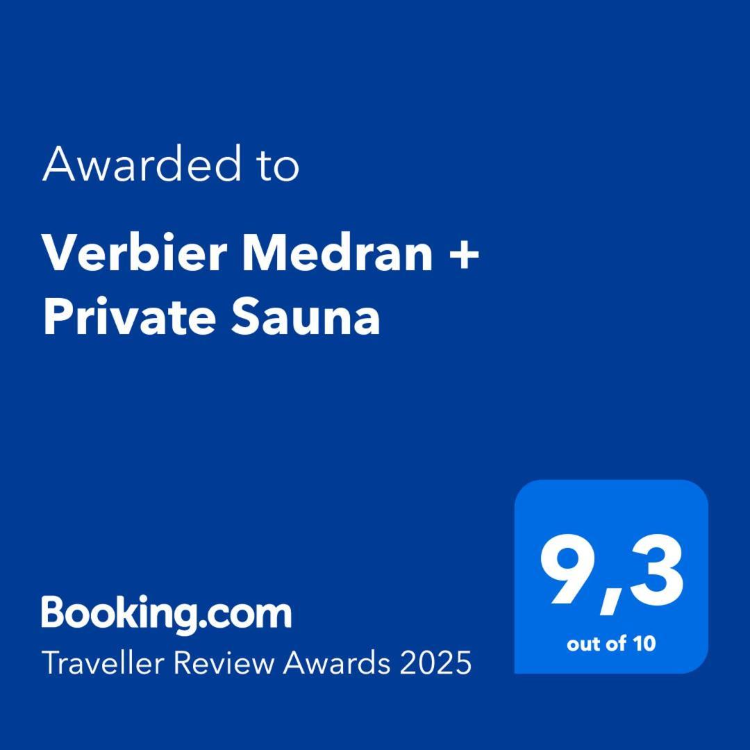 Verbier Medran + Private Sauna Eksteriør billede